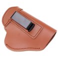 thumbnail image 1 of Bolsa de transporte con cinturilla Bolsa de cuero portátil con banda para el vientre Peso ligero para caminar Viajes Ciclismo Marrón, 1 of 10