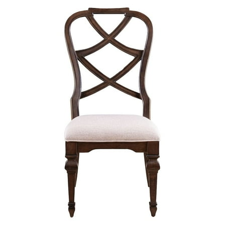Liberty Furniture Provence Park Wood Back Side Chair (RTA) - Set of 2 - Brown
