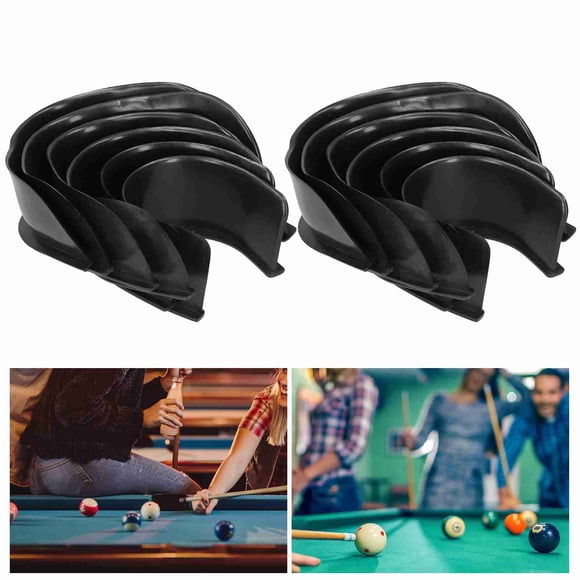Liner de Bolsillo de Mesa de Billar, Revestimiento de Bolsillo de Mesa de Billar Negro Estable, Conveniente para El Reemplazo de Accesorios de Billar