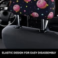 thumbnail image 3 of Uemuo Cartoon Donut Planets Printed 2 PCS Car All-Inclusive Headrest Cover, Headrest Protector, Soft Elastic Breathable Seat Headrest Anti-Dirty Cover Headrest Cover Protector, 3 of 6