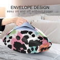 thumbnail image 7 of GZHJMY Satin Pillowcase for Hair and Skin, Colorful Leopard Cooling Pillow Case with Envelope Closure Soft Breathable Silk Satin Pillow Cover for Sleeping King Size 40x20 in Home Decor, 7 of 7