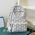 thumbnail image 4 of Low Saturation Polka Star Large Capacity Backpack for Travel School Casual Daypack, 4 of 4