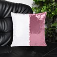 thumbnail image 5 of Funda de almohada con lentejuelas dobles, funda de almohada brillante., 5 of 5