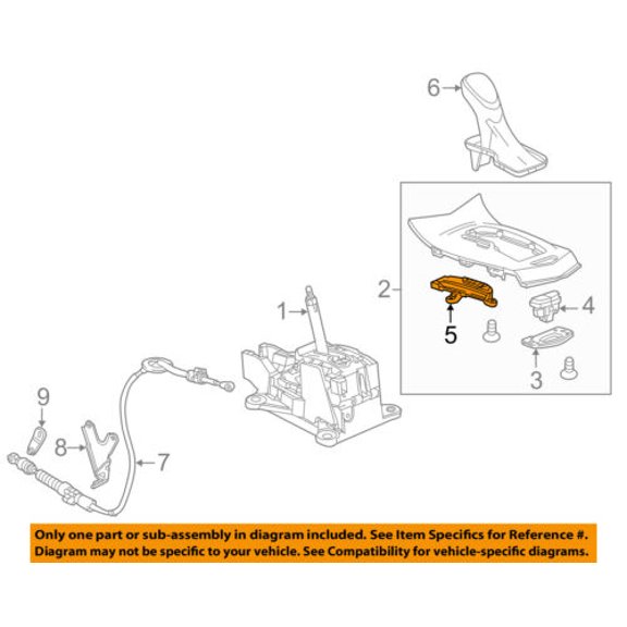 Cadillac GM OEM 13-18 ATS Center Console-Shift Indicator 23212351