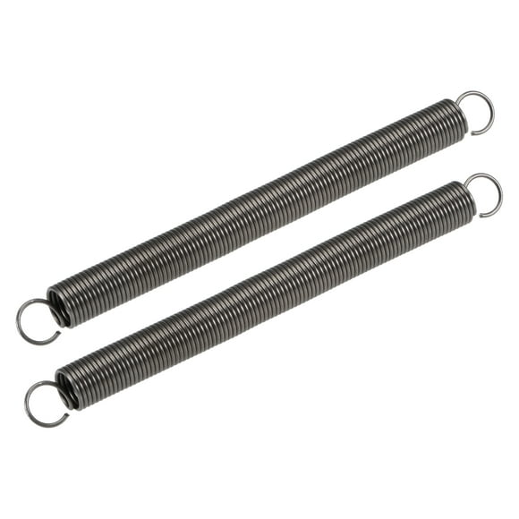 1mm x 10mm x 120mm Extended Compression Spring ,3.3Lbs Load Capacity,Grey 2pcs