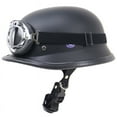 thumbnail image 2 of Casco de acero para motocicleta, casco retro para motocicleta, casco Harley para montar al aire libre, medio casco con gafas, 2 of 6