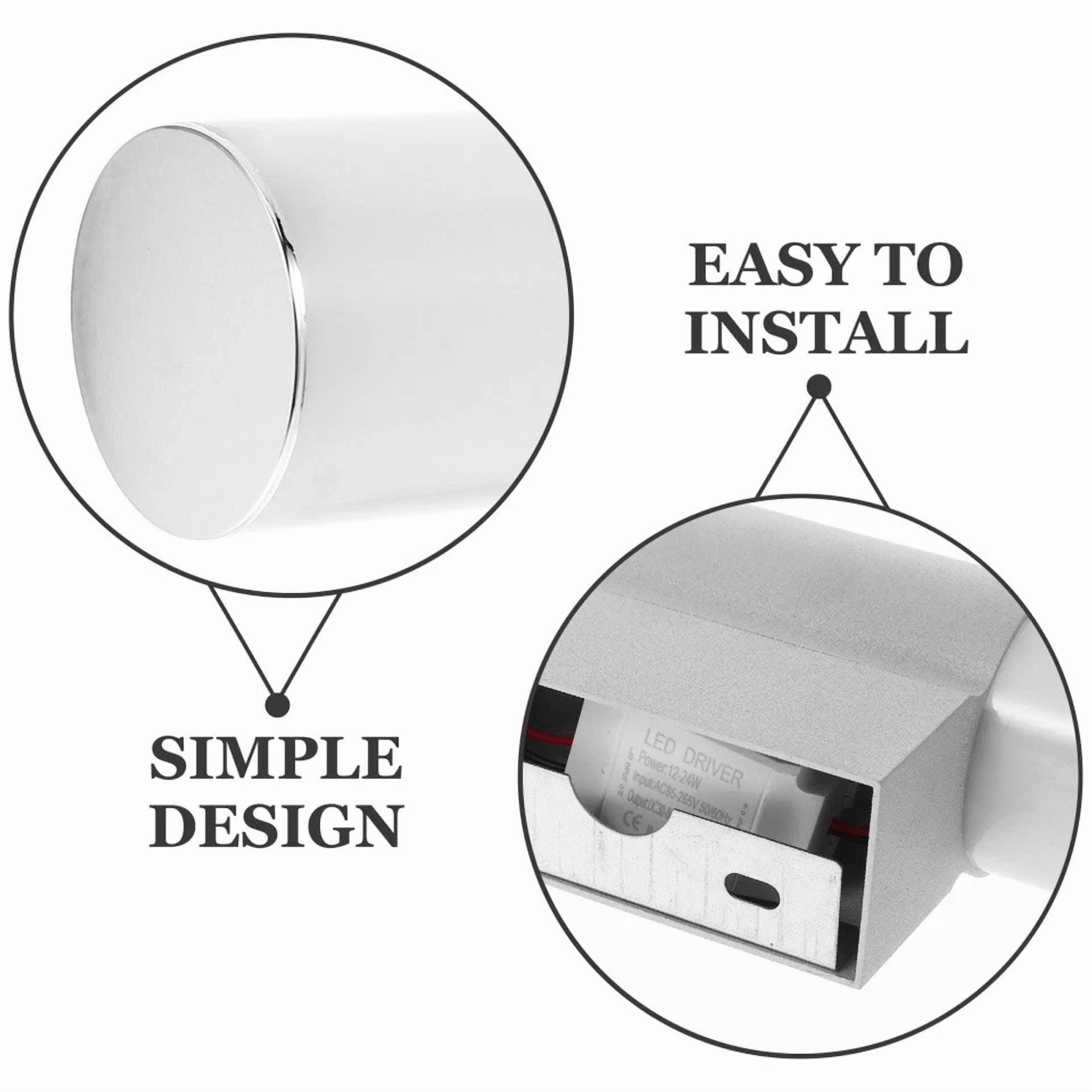 Led Mirror Front Lamp Headlight Bathroom Lighting Fixture Vanity Fixtures Above