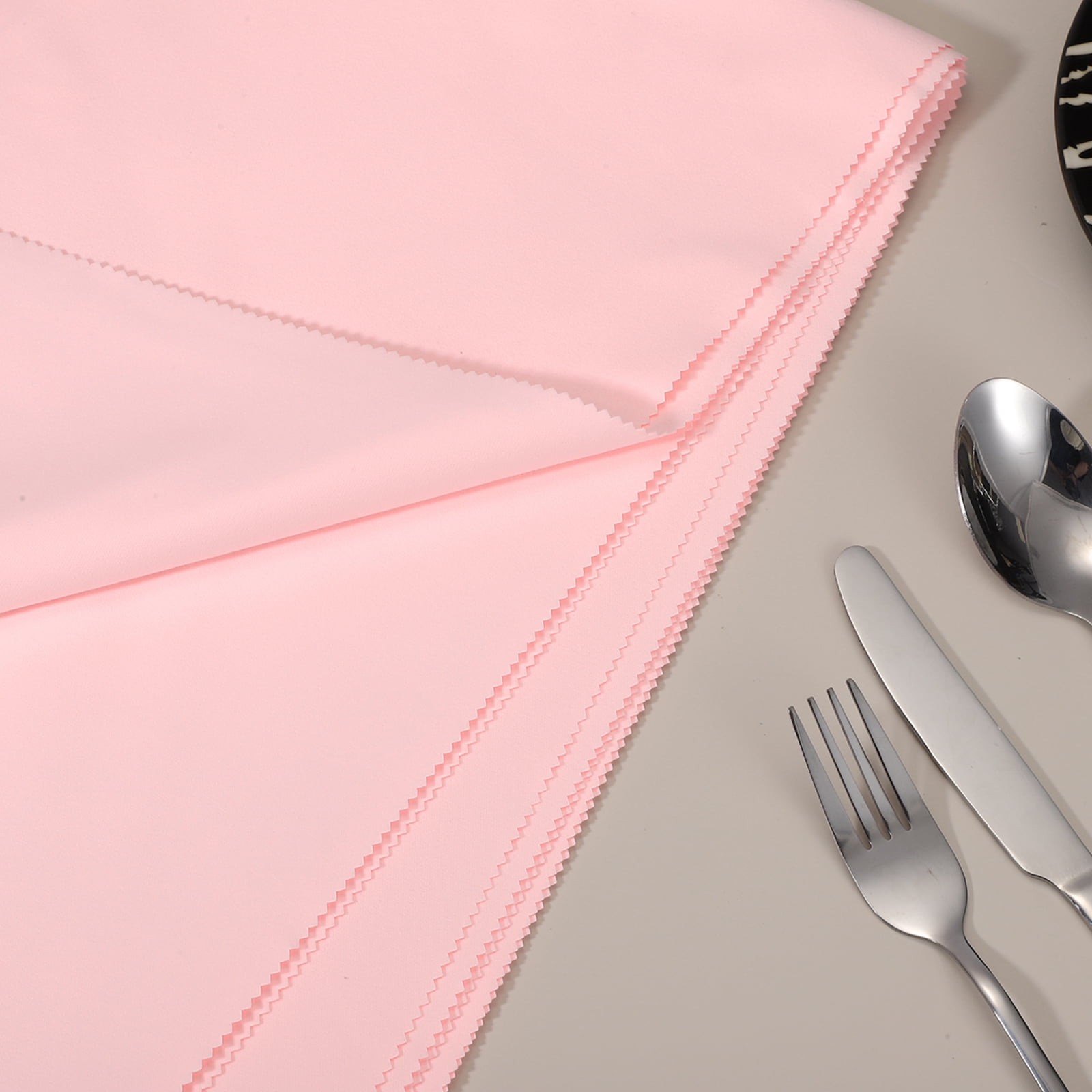 Uxcell 2Pcs Anti-Tarnish Silver Cloth, 6.6 x 3.3 ft Polishing Cloth, Pink