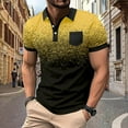 thumbnail image 2 of ameIAEA Men's Summer Short Sleeve Casual 3 Button T-Shirts Basic Golf Work Tees Tops with Pocket, 2 of 5