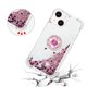 thumbnail image 5 of Funda para iPhone 13 Mini con Brillo Líquido Flotante, Purpurina, Parachoques y Anillo Giratorio Soporte, 5 of 5