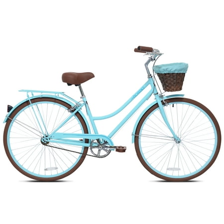Kent Bicycles 700C Providence Ladies Cruiser Bike  Light Blue and Brown
