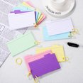 thumbnail image 4 of IFANLANDOR 450 Pcs Pocket Spiral Notepad Paper Assorted Color Note Taking Learning Vocabulary, 4 of 7