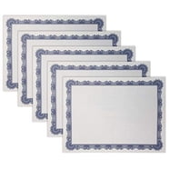 Geographics Conventional Certificate Paper, Blue, 50 Sheets - Walmart.com