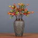 thumbnail image 2 of (1 rama/fruta naranja-roja-rosa especificaciones: aproximadamente 56 cm de largo 1 rama/7 frutas) Flor falsa de plástico de rama de fruta simulada, 2 of 5