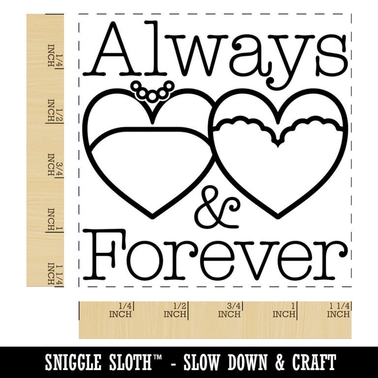 Always Forever Wedding Stamp - Boutique Stamps & Gifts
