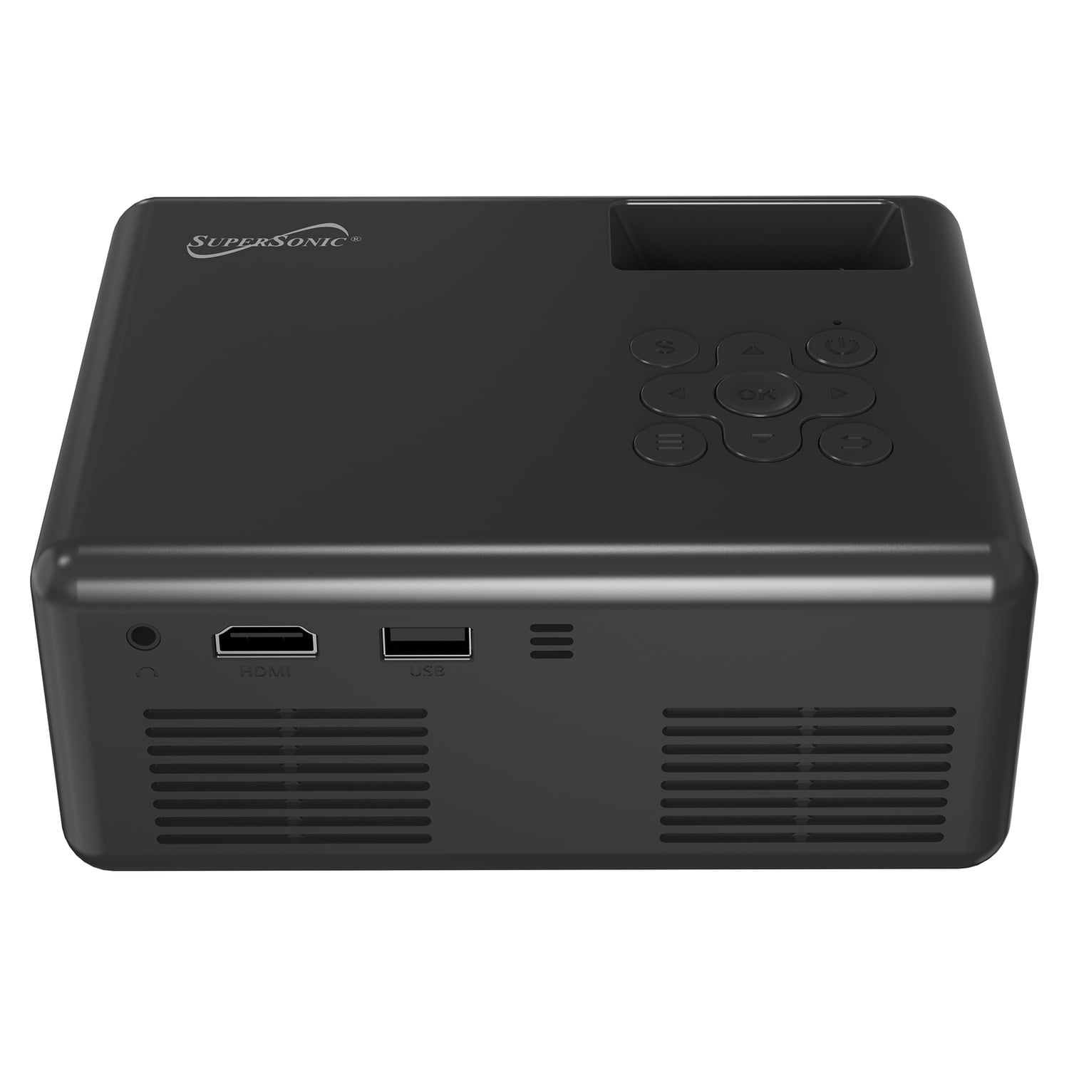 Supersonic 720p HD 800-ANSI-Lumen Compact LED Projector