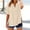 Beige, variant on Tittly Womens Linen Shirt Women'S Gauze Tops Linen Button Up Shirts for Women Loose Shirt Top Stand Solid Color Sleeve Collar Casual Women's Shirt Women's Shirt Beige