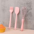 thumbnail image 3 of SharkTRUE 3pcs Baking Tools Equipment Sets Egg Beater Whisk Scraper Spatula Oil Brush Hand Mixer For, 3 of 8