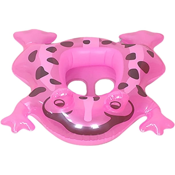 Swim Ring - Inflatable Pool Toys Kids | Water Play Pool Ring Animal Glowing Eyes Frog, Ride on Pool Party, Comfortable