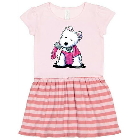 

Inktastic Material Girl Westie Dog Gift Toddler Girl Dress
