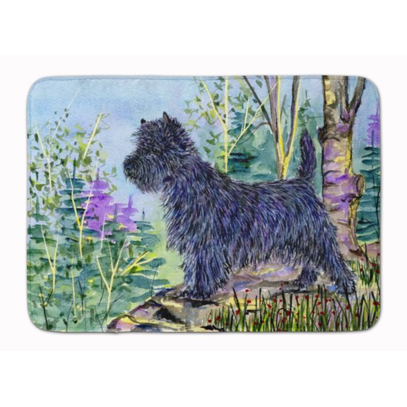 Carolines Treasures SS8665RUG Cairn Terrier Machine Washable Memory Foam Mat 19 X 27" multicolor