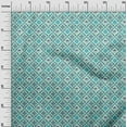 thumbnail image 3 of oneOone Polyester Spandex Arctic Blue Fabric Asian Suzani Fabric For Sewing Printed Craft Fabric By The Yard 56 Inch Wide, 3 of 5