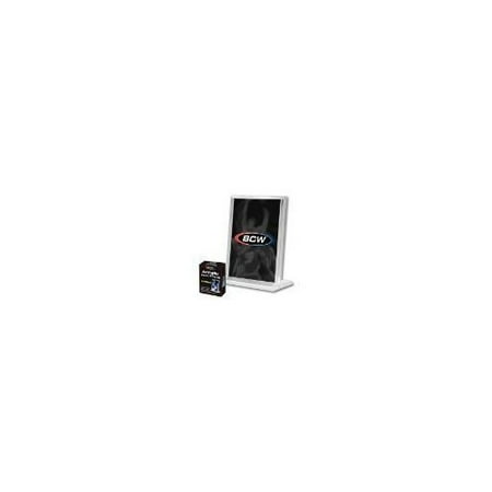 BCW - 1/2 Inch Vertical Acrylic Card Stand / Display or Holder with UV Protection - Ideal for Displaying Baseball & Othe