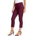 thumbnail image 5 of Cekizud Womens Capri Pants High Waisted Elastic Stretch Pull On Capri Cropped Pants Office Lounge,Sizes S-3XL, 5 of 8