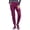 Wine, variant on Dynamix Women Scrubs Pant, Natural Rise Tapered Leg Jogger, DK185T, M Tall, Navy