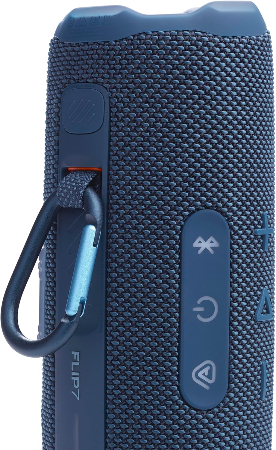 Open Box JBL Flip 7 - Portable waterproof and drop-proof speaker, Bold JBL Pro Sound with AI Sound Boost, 16Hrs of Playtime, and PushLock system with interchangeable accessories (Blue)