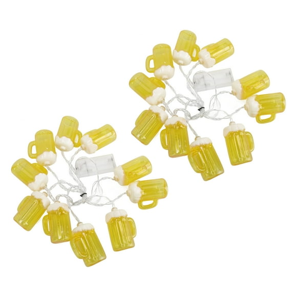 Cadena de luces decorativas NikouMX 2 piezas de luces de Cadena de cerveza LED