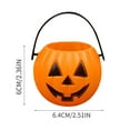 thumbnail image 2 of Halloween Mini Jack-O-Lantern Toys with LED Lights, Portable Pumpkin Decor with Prank Toys, Party Favors and Interactive Game Supplies, 2 of 4