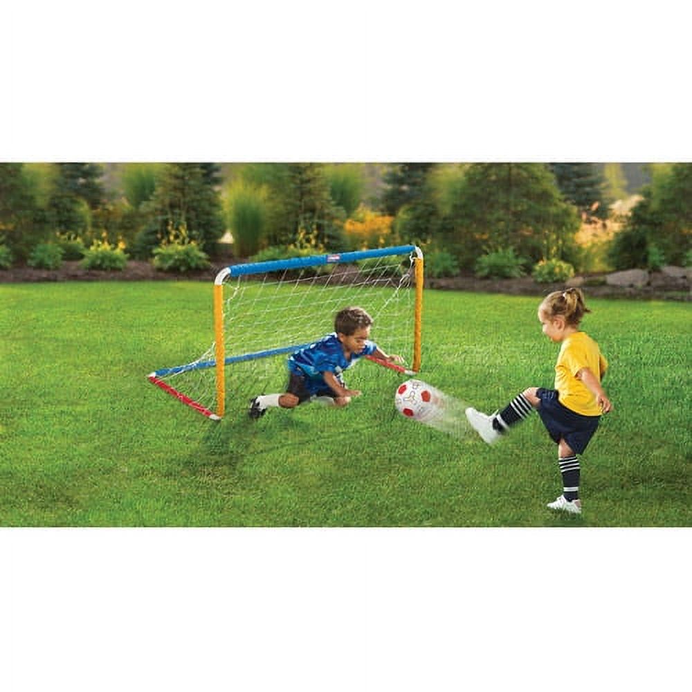 Little Tikes Easy Score Toy Soccer Set with Ball, Goal, and Pump- Toy Sports Play Set for Toddlers Kids Girls Boys Ages 3 4 5+ Year Old - image 4 of 5
