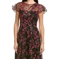 thumbnail image 3 of Theia womens  Mariah Beaded Midi Dress, 8, Purple, 3 of 4