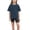 Navy, variant on Eltusu Girls Outfit Sets, Loose Fit Short Sleeve Crewneck T-Shirts & Shorts Sets Hot Pink Size 5-15 T