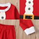 thumbnail image 3 of Conjunto de pijama navideño infantil para estar en casa Conjunto navideño de dos piezas para niños y niñas, 3 of 5