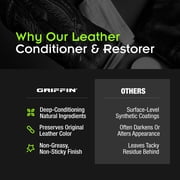 Griffin Leather Conditioner and Restorer - Softener and Cleaner - 4 oz.