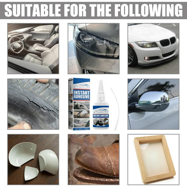 CLZOUD Car Exterior Detailing Glue Sealing Strip Tire Crack Seat Leather Interior Efficient 30ml