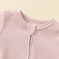 thumbnail image 6 of BOBOGOJP Baby Footies Pajamas, 2-Way Zipper Baby Sleepers with Mitten Cuffs - Long Sleeve Baby Zip Up Onesie for 0-12 Months Pink for Size 6-9 Years, 6 of 9
