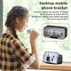thumbnail image 4 of Reloj Despertador Digital Led Con Bocina Bluetooth Y Radiofm negro, 4 of 5
