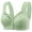 Green, variant on Push Up Bra for Women Woman's Solid Color Large Bra Wide Shoulder Strap Style Underwire Breathable Plus Size Bra No Underwire Full Coverage Everyday Bras