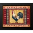 thumbnail image 2 of Poloson, Kimberly 18x15 Black Modern Framed Museum Art Print Titled - Provence Rooster II, 2 of 5