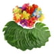 thumbnail image 1 of 60 suministros de decoración para fiestas tropicales, 36 hojas artificiales de monstera, falsas multiusos, hojas de palma para barbacoa, fiest, 1 of 9