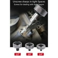 thumbnail image 2 of ROZYARD 1/4” 3/8” 1/2” Drive Reversible Thumbwheel Ratchet Wrench Palm Ratchet Wrench, 2 of 13