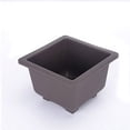 thumbnail image 1 of Rectangular Flower Pot Simple Stylish Drain Design Thickening Succulent Pot Succulent Planter with Tray, 1 of 8