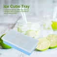 thumbnail image 2 of Silicone Ice Cube Maker 8 Cavities Chocolate Candy Tray Mold Cooking Tools with Lid Sky Blue, 2 of 8