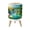 Color 3, variant on Small Trash Can with Lid Forest Waterfall Sunbeams Mossy Rocks Emerald Pool 1.8 Gallon Dog Proof Trash Can Round Garbage Can Waste Bin Wastebasket for Bathroom Bedroom Living Room