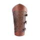 thumbnail image 2 of Brazales medievales Sunnimix Cuero Caballeros Tiro con guantes de disfraz Coffee Café, 2 of 8
