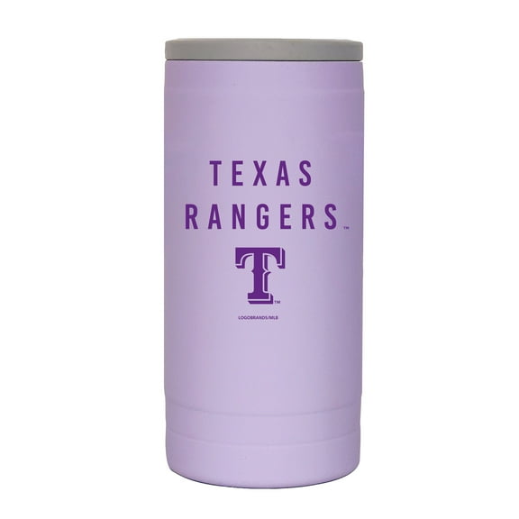 Texas Rangers 12oz. Lavender Soft Touch Slim Coolie