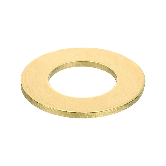 Uxcell M27 Flat Washer, Brass Ring Washers 50mm OD 3mm Thick Sealing Gasket Ring